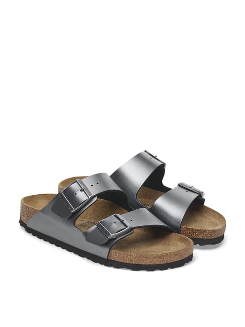 BIRKENSTOCK ARIZONA Sandale metalice tip papuc negru - Pantofi femei