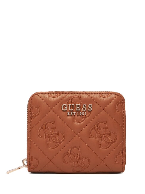 GUESS ADELASIA Portofel geanta albury caramel - Portofele femei