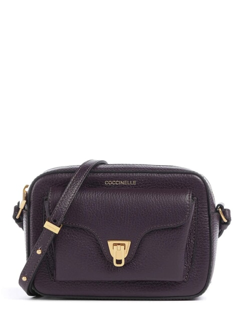 COCCINELLE BEAT SOFT Mini geanta din piele texturata prune - Genți femei