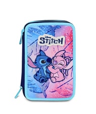 LILO & STITCH CUTE AND FLUFFY Penar cu 3 fermoare și trusă școlară - Penare și accesorii