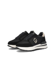 LIUJO AMAZING 25 Teniși din piele întoarsă și plasă - Pantofi femei