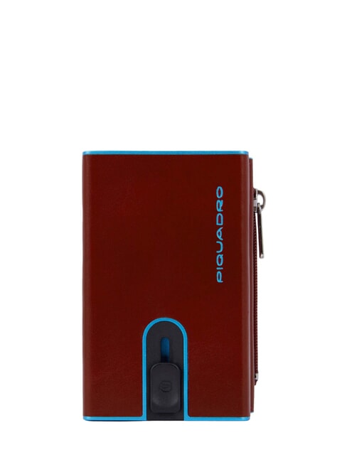 PIQUADRO BLUE SQUARE Portofel din piele cu sistem de alunecare piele4 - Portofele bărbați