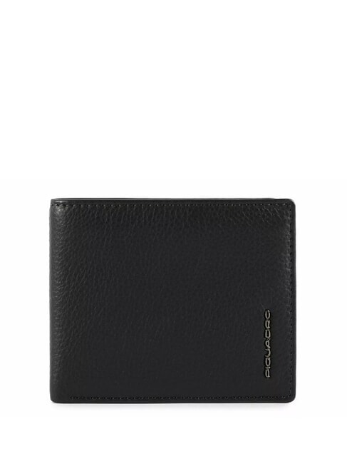 PIQUADRO MODUS RESTYLING Portofel de piele negru - Portofele bărbați