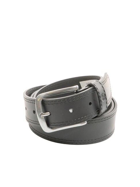 TIMBERLAND CASUAL Curea din piele cu cusătură dublă negru - Curele