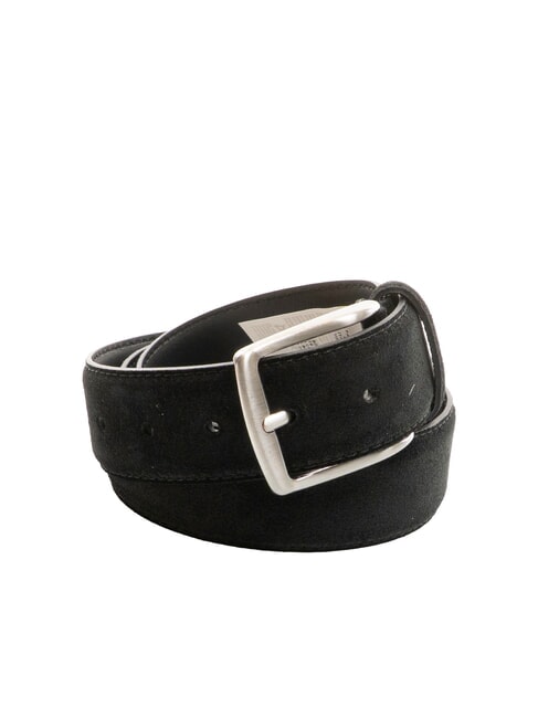 TIMBERLAND CASUAL Curea din piele întoarsă care poate fi scurtată negru - Curele