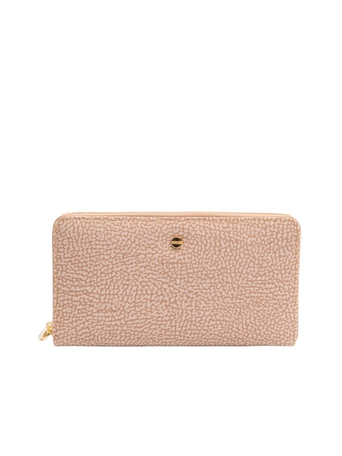 BORBONESE CLASSICA Portofel cu fermoar mov - Portofele femei