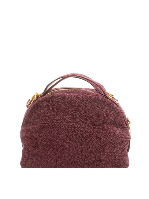 BORBONESE CAMOSCIO Geanta de umar din piele merlot - Genți femei
