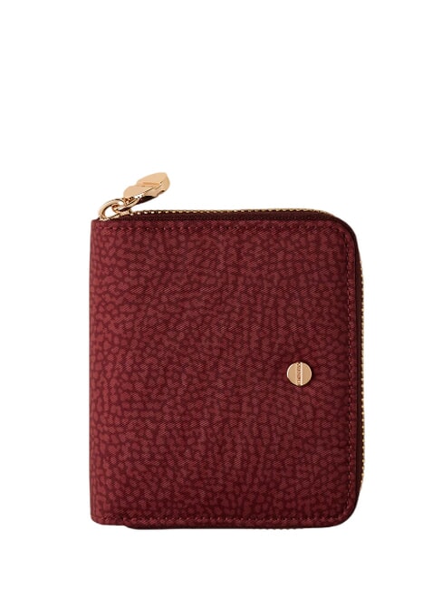 BORBONESE CLASSICA  Portofel mediu cu fermoar merlot - Genți de voiaj