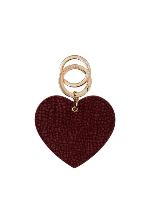 BORBONESE HEART Breloc inimă merlot - Portchei