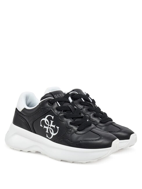 GUESS LUCKEI Adidași cu logo 4G BLACK - Pantofi femei