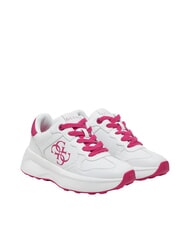 GUESS LUCKEI Adidași cu logo 4G Alb / Fuchsia - Pantofi femei - 1