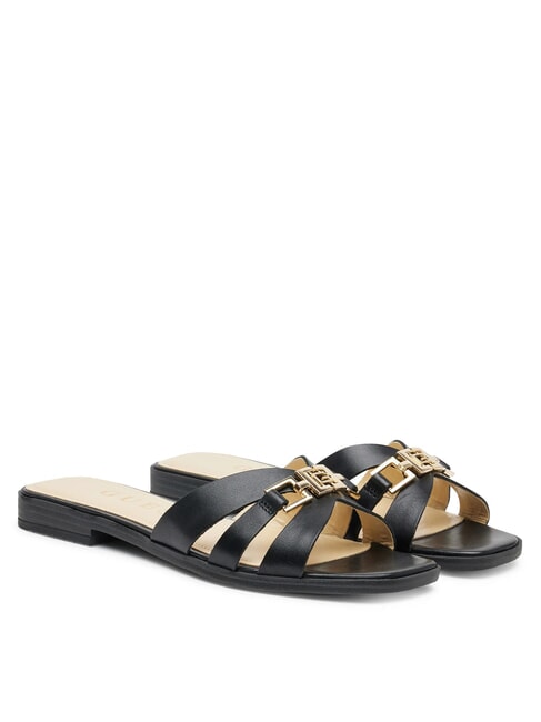 GUESS REALLA Sandale din piele BLACK - Pantofi femei