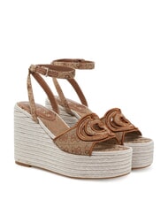 GUESS TANVEEY Sandale cu platformă tip espadrilă - Pantofi femei