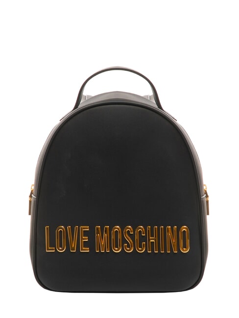 LOVE MOSCHINO BOLD LOVE Rucsac mic cu logo în relief negru - Genți femei