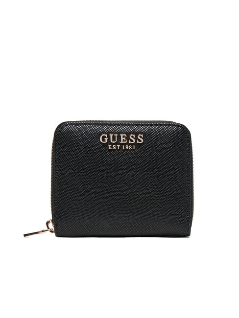 GUESS LAUREL 2  Portofel mic cu fermoar BLACK - Portofele femei