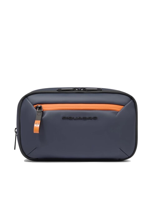 PIQUADRO CORNER SPECIALE GOMMATO Trusă cosmetică hidrofugă albastru - Truse de toaletă