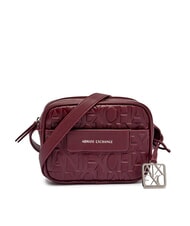 ARMANI EXCHANGE LIZ PEBBLE Geantă foto cu logo &icirc;n relief - Genți femei