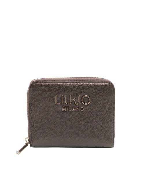 LIUJO CALIWEN Portofel mediu cu fermoar antracit met. - Portofele femei