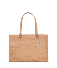 ARMANI EXCHANGE GYNGER Geantă de umăr cu imprimeu integral al logo-ului - Genți femei