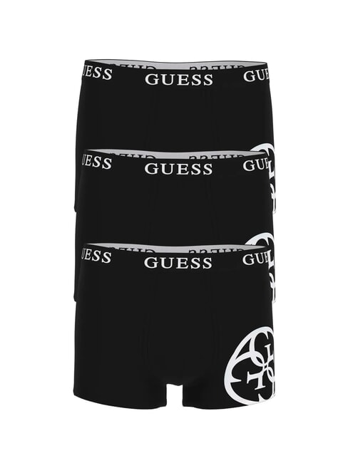 GUESS PLACED LOGO 3 perechi de boxeri jetbla - Slip pentru bărbați