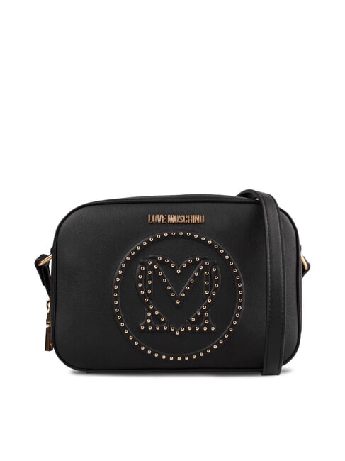 LOVE MOSCHINO LITTLE STUDS Geantă pentru cameră cu ținte negru - Genți femei