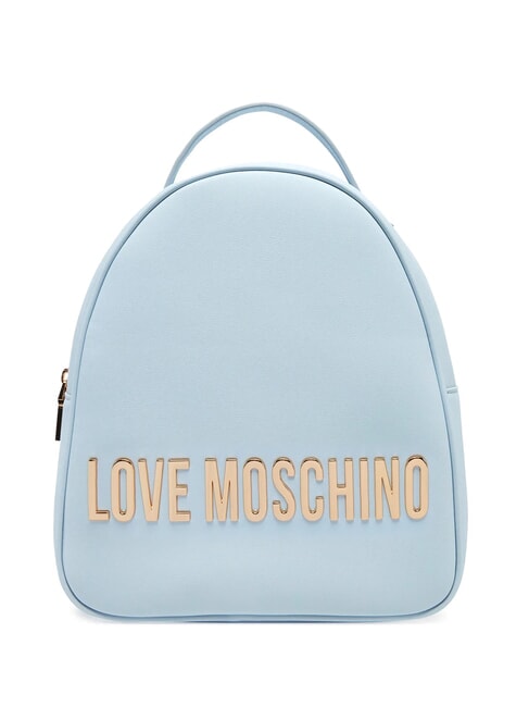 LOVE MOSCHINO LETTERING Rucsac Albastru deschis - Genți femei