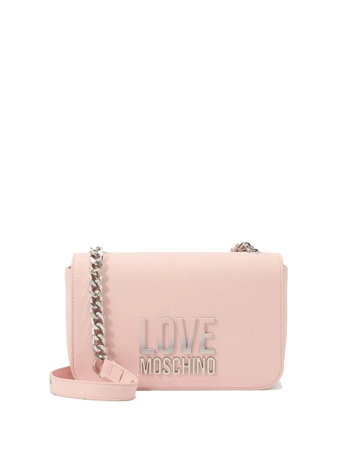 LOVE MOSCHINO LETTERING BICOLOR Geanta de umar pudra de fata - Genți femei