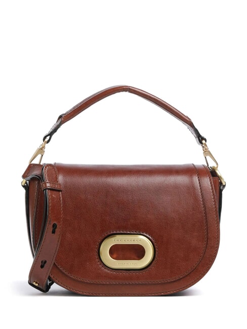 THE BRIDGE ILARIA Geantă de umăr din piele BROWN - Genți femei