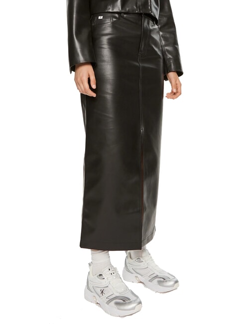 CALVIN KLEIN CK JEANS Fustă lungă ck negru - Fuste pentru femei