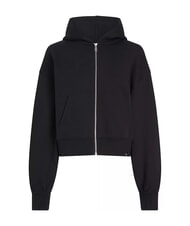 CALVIN KLEIN CK JEANS Hanorac scurt cu fermoar complet și glugă - Hanorace pentru femei