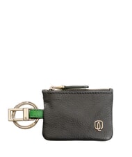 PIQUADRO SPLASH  Breloc din piele NEGRU / VERDE - Portchei - 1