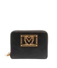LOVE MOSCHINO LOCKED IN GOLD  Portofel mic cu fermoar - Portofele femei