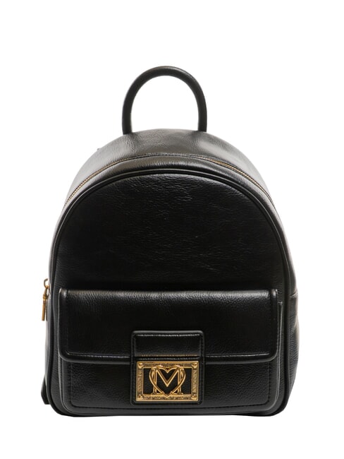 LOVE MOSCHINO LOCKED IN GOLD  Rucsac pentru femei negru - Genți femei