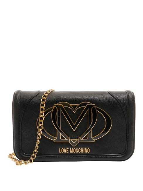 LOVE MOSCHINO LOGO Geantă de mână cu curea de umăr negru - Genți femei