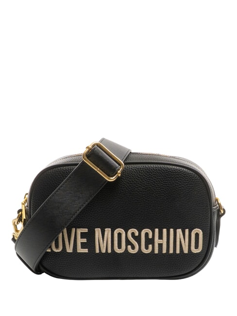 LOVE MOSCHINO CAMO CORE  Geantă de umăr mini negru - Genți femei