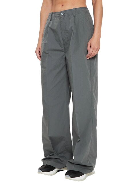 CALVIN KLEIN CK JEANS Pantaloni chino cu picior larg și picior drept gri infinit - Pantaloni pentru femei