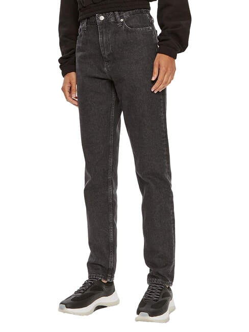 CALVIN KLEIN CK JEANS Blugi croială mom-croi gri denim - Jeans