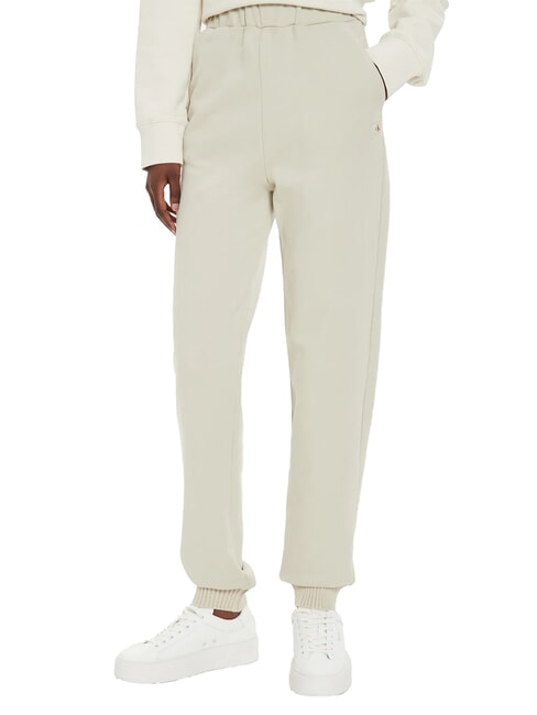 CALVIN KLEIN CK JEANS Pantaloni de trening din bumbac pelican - Costume sport pentru femei