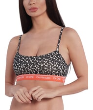CALVIN KLEIN CK Sutien tip bralette din bumbac elastic - Lenjerie de corp pentru femei
