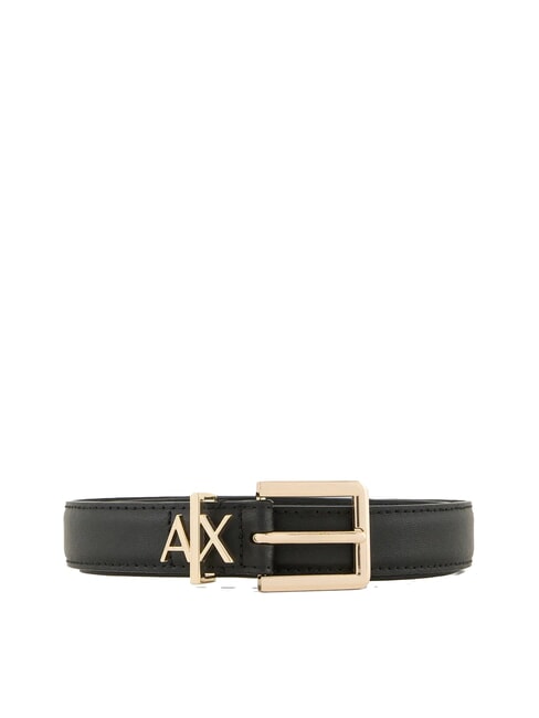 ARMANI EXCHANGE TONGUE Curea de piele negru - Curele