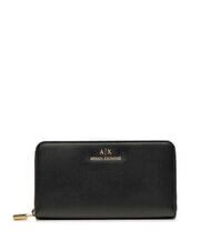 ARMANI EXCHANGE A|X  Portofel cu fermoar negru - Portofele femei - 1