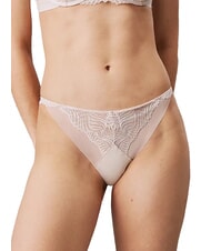 CALVIN KLEIN CK Tanga cu inserție de dantelă - Slip pentru femei