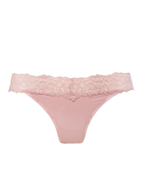 CALVIN KLEIN CK Chiloți din microfibră cu dantelă supus - Slip pentru femei