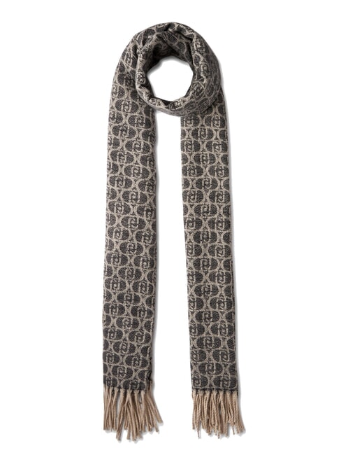 LIUJO MONOGRAM Stolă cu logo monogramă BLACK - Eșarfe