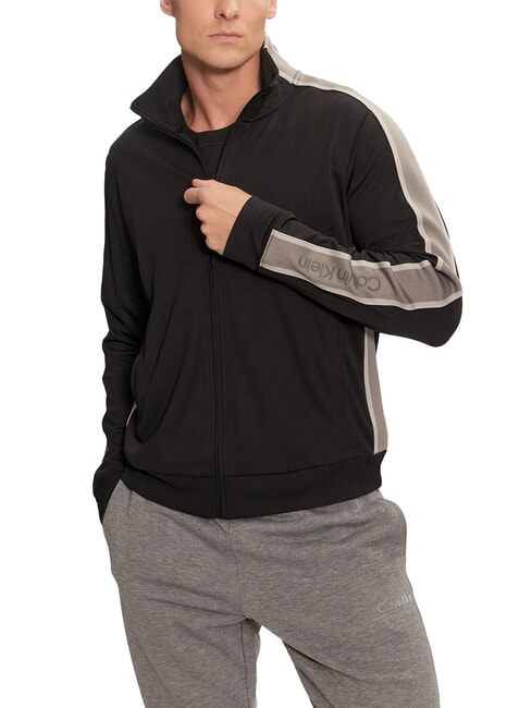 CALVIN KLEIN CK PERFORMANCE Hanorac cu fermoar complet frumusețe neagră - hanorace