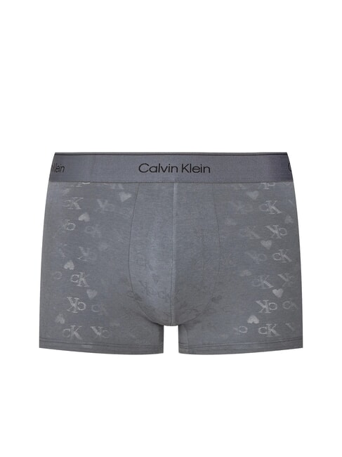 CALVIN KLEIN CK Pantaloni scurți boxer cu logo inimă pe toată suprafața turbulențe cu monograme de inimă - Slip pentru bărbați