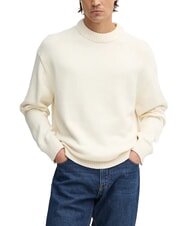 CALVIN KLEIN CK JEANS Pulover supradimensionat cu guler rotund - Pulovere pentru bărbați