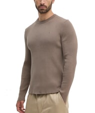 CALVIN KLEIN CK JEANS Pulover cu guler rotund și croială slim fit - Pulovere pentru bărbați