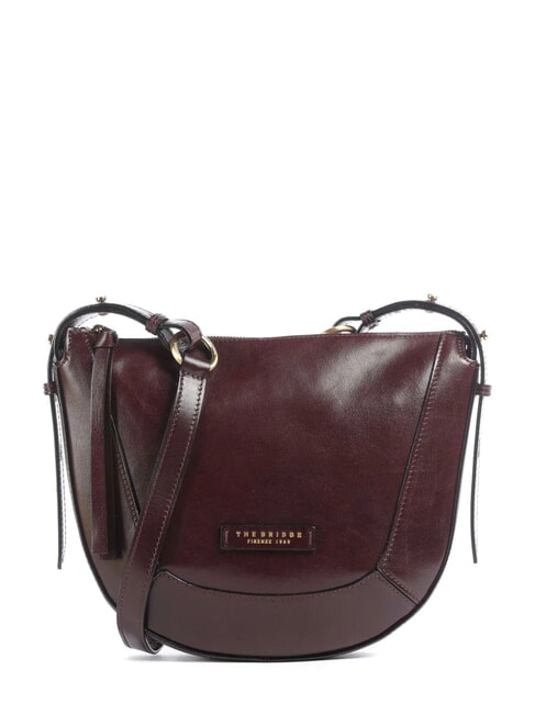 THE BRIDGE FEDORA Geanta de umar din piele cu clapa trebuie să adaugi aur - Genți femei