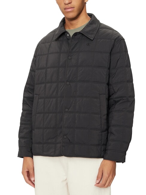 CALVIN KLEIN CK JEANS Jachetă cu guler matlasat de greutate medie ck negru - Geci de bărbați